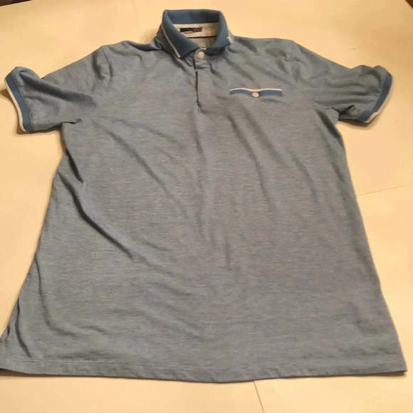 Ted Baker London Tencel Short Sleeve Polo - Picture 1 of 6